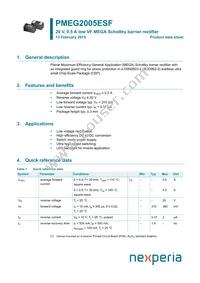 PMEG2005ESFYL Datasheet Cover