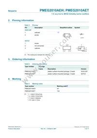 PMEG2010AET Datasheet Page 2