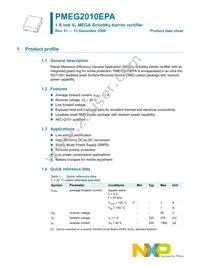 PMEG2010EPA Datasheet Page 2