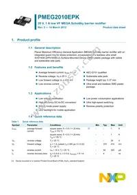 PMEG2010EPK Datasheet Page 2