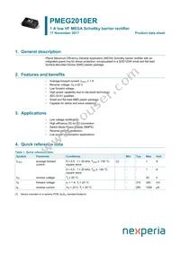 PMEG2010ER Datasheet Cover