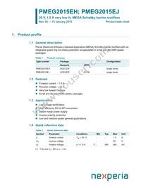 PMEG2015EH Datasheet Cover