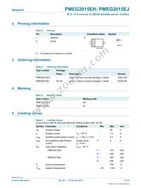 PMEG2015EH Datasheet Page 2