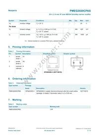 PMEG2020CPASX Datasheet Page 2