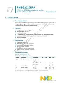 PMEG2020EPA Datasheet Page 2