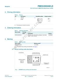 PMEG3002AELD Datasheet Page 2