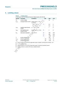 PMEG3002AELD Datasheet Page 3