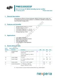 PMEG3002ESFYL Datasheet Cover