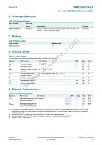 PMEG3005AEA/ZLX Datasheet Page 2