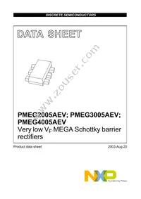 PMEG3005AEV Datasheet Page 2