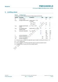 PMEG3005ELD Datasheet Page 3