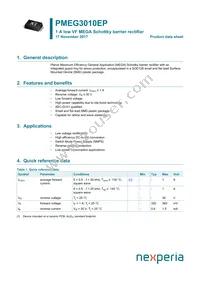 PMEG3010EP Datasheet Cover