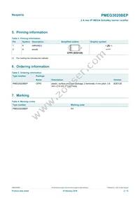 PMEG3020BEP Datasheet Page 2