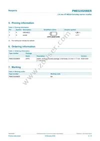 PMEG3020BER Datasheet Page 2