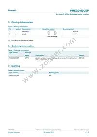 PMEG3020CEP Datasheet Page 2