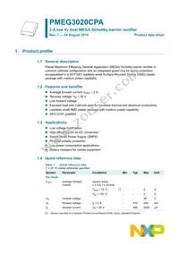 PMEG3020CPA Datasheet Page 2