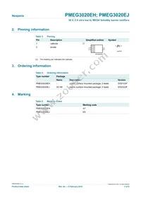 PMEG3020EJ Datasheet Page 2