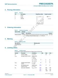 PMEG3020EPA Datasheet Page 3