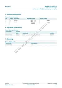 PMEG4010CEAX Datasheet Page 2