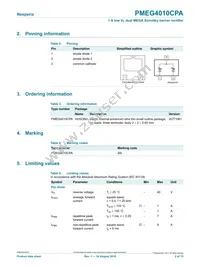 PMEG4010CPA Datasheet Page 2