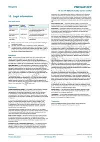 PMEG4010EP Datasheet Page 12