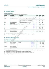 PMEG4020EP Datasheet Page 3