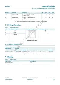 PMEG4020EPASX Datasheet Page 2