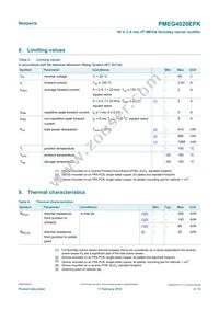 PMEG4020EPK Datasheet Page 4