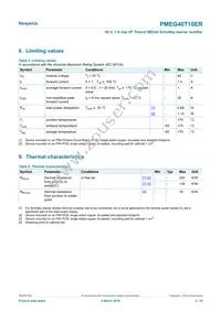 PMEG40T10ERX Datasheet Page 3