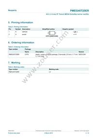 PMEG40T20ERX Datasheet Page 2