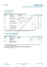 PMEG40T20ERX Datasheet Page 3