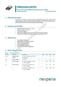 PMEG45A10EPDAZ Datasheet Cover