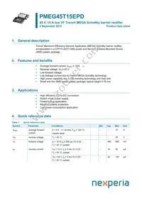 PMEG45T15EPDZ Datasheet Cover