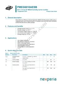 PMEG6010AESBYL Datasheet Cover