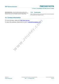 PMEG6010CPA Datasheet Page 15