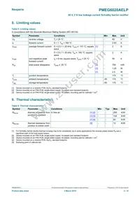 PMEG6020AELPX Datasheet Page 3