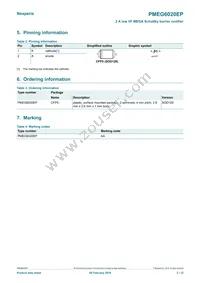 PMEG6020EP Datasheet Page 2