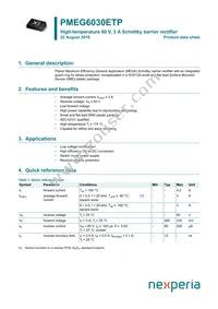 PMEG6030ETPX Datasheet Cover