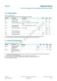 PMEG60T20ELRX Datasheet Page 3