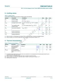 PMEG60T30ELRX Datasheet Page 3