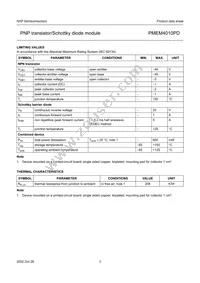 PMEM4010PD Datasheet Page 3