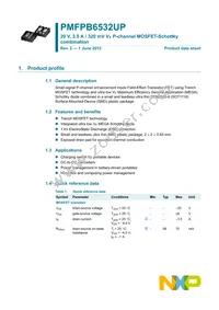 PMFPB6532UP Datasheet Page 2