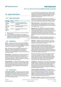 PMFPB8040XP Datasheet Page 15