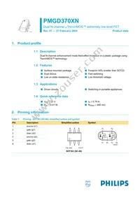 PMGD370XN Datasheet Page 2