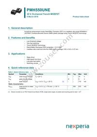 PMH550UNEH Datasheet Cover