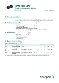 PMH950UPEH Datasheet Cover