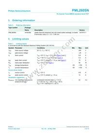 PML260SN Datasheet Page 3
