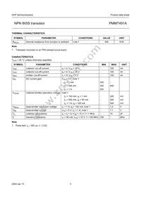 PMMT491A Datasheet Page 4