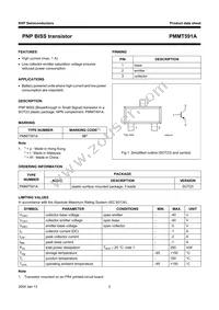 PMMT591A Datasheet Page 3