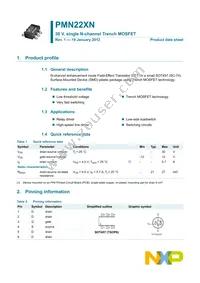 PMN22XN Datasheet Page 2